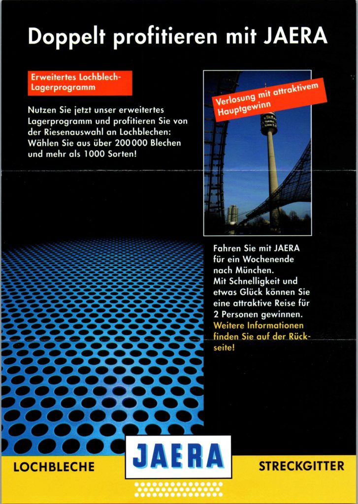 "Doppelt profitieren mit Jaera" Flyer