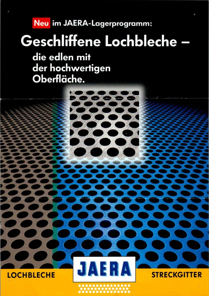 Geschliffene Lochbleche Flyer